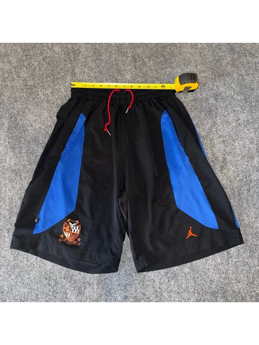 Nike Air Jordan Grail Baggy Hoop Shorts Blue Accent Carmelo Mens LG Vtg y2k 90s